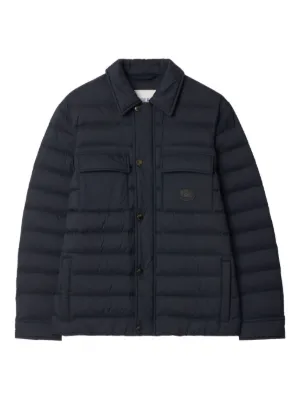 Burberry Quilted Nylon Jacket | Blue | FARFETCH