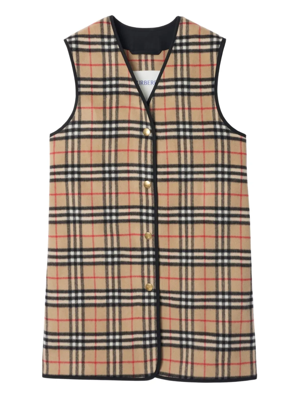 Burberry Check Wool Cashmere Warmer In Multi