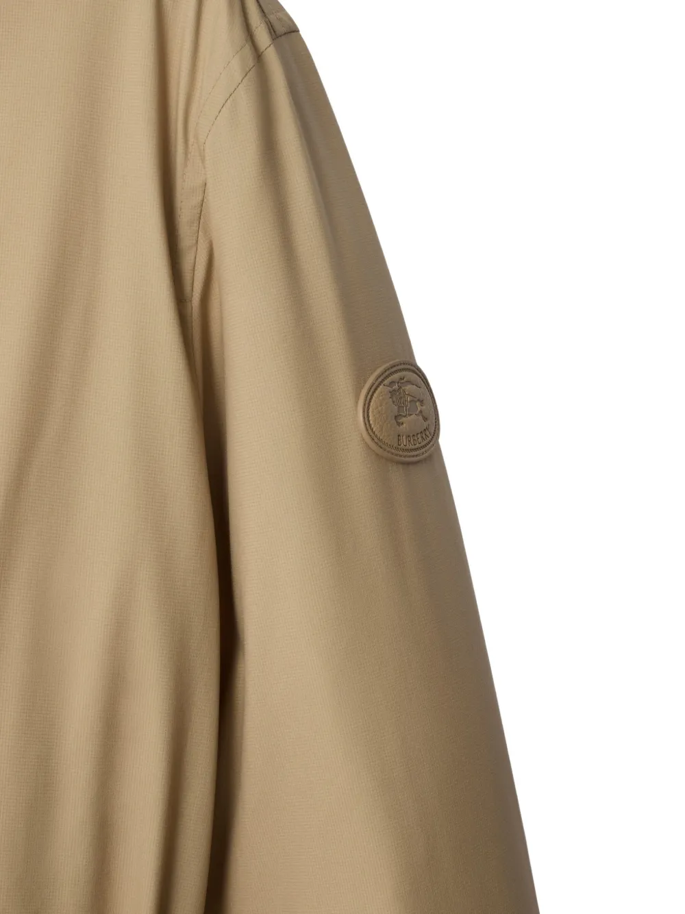 Burberry Belted Hooded Coat In Multi