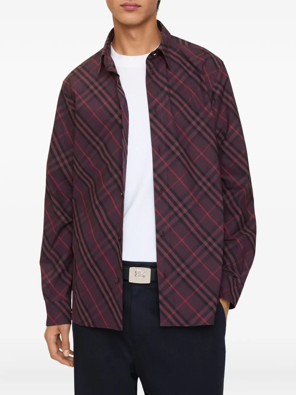 Burberry check cotton shirt | Image 2