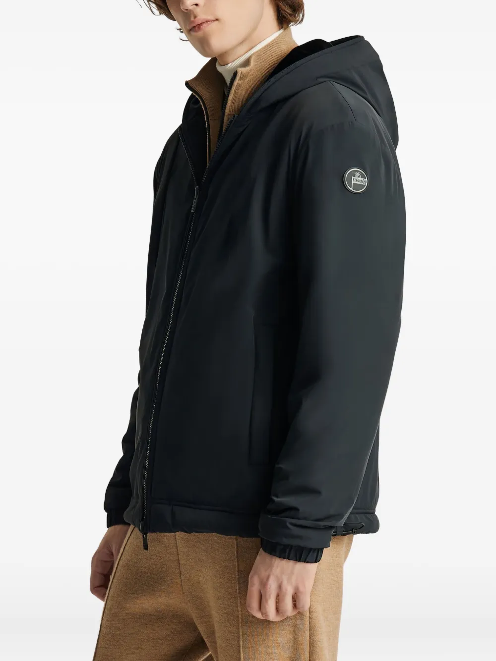 Fusalp Hooded Reversible Jacket In Black