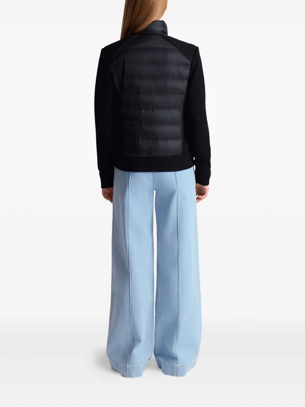 Fusalp Acarim donsjack met vlakken Zwart