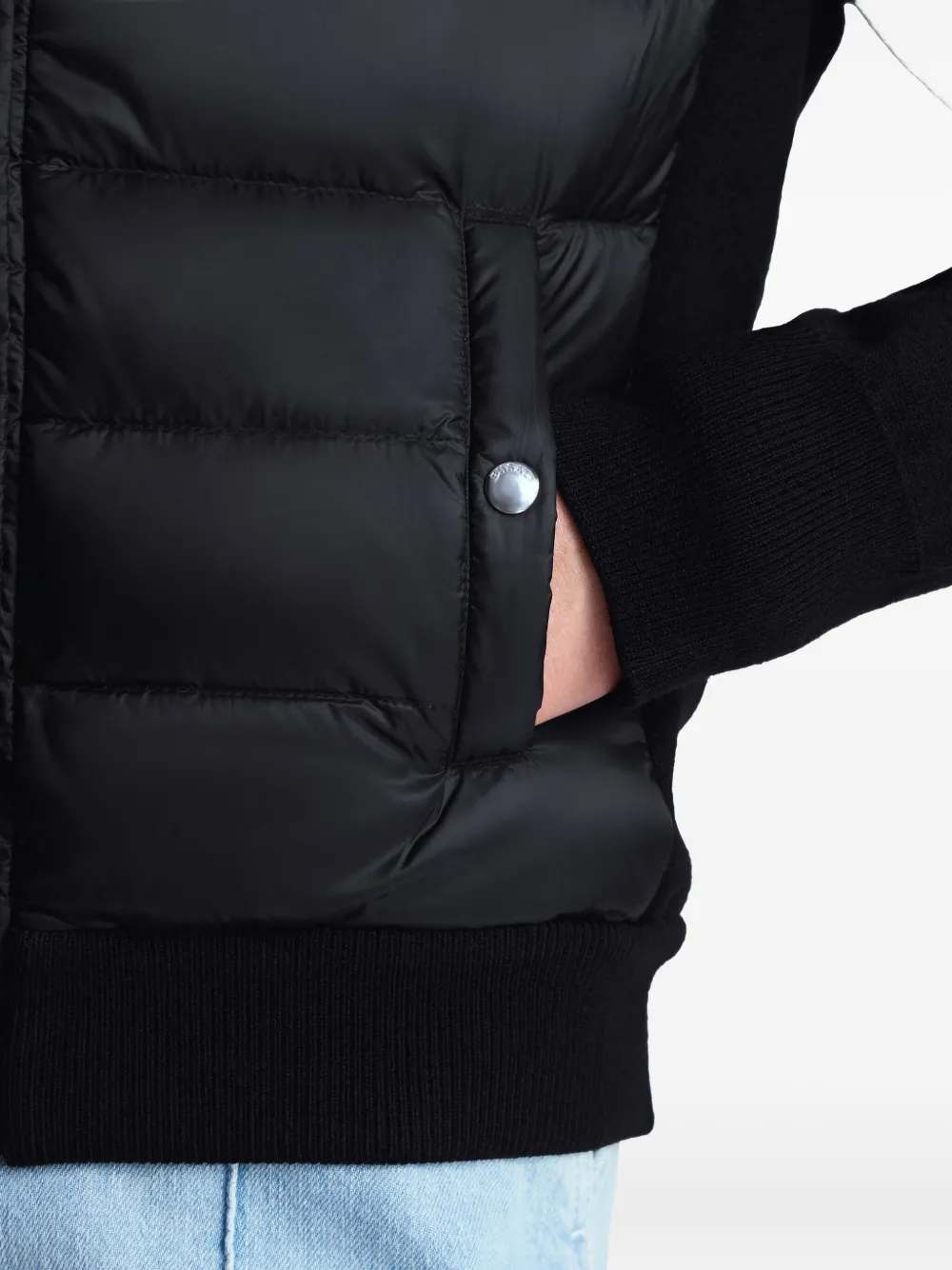 Fusalp Acarim donsjack met vlakken Zwart