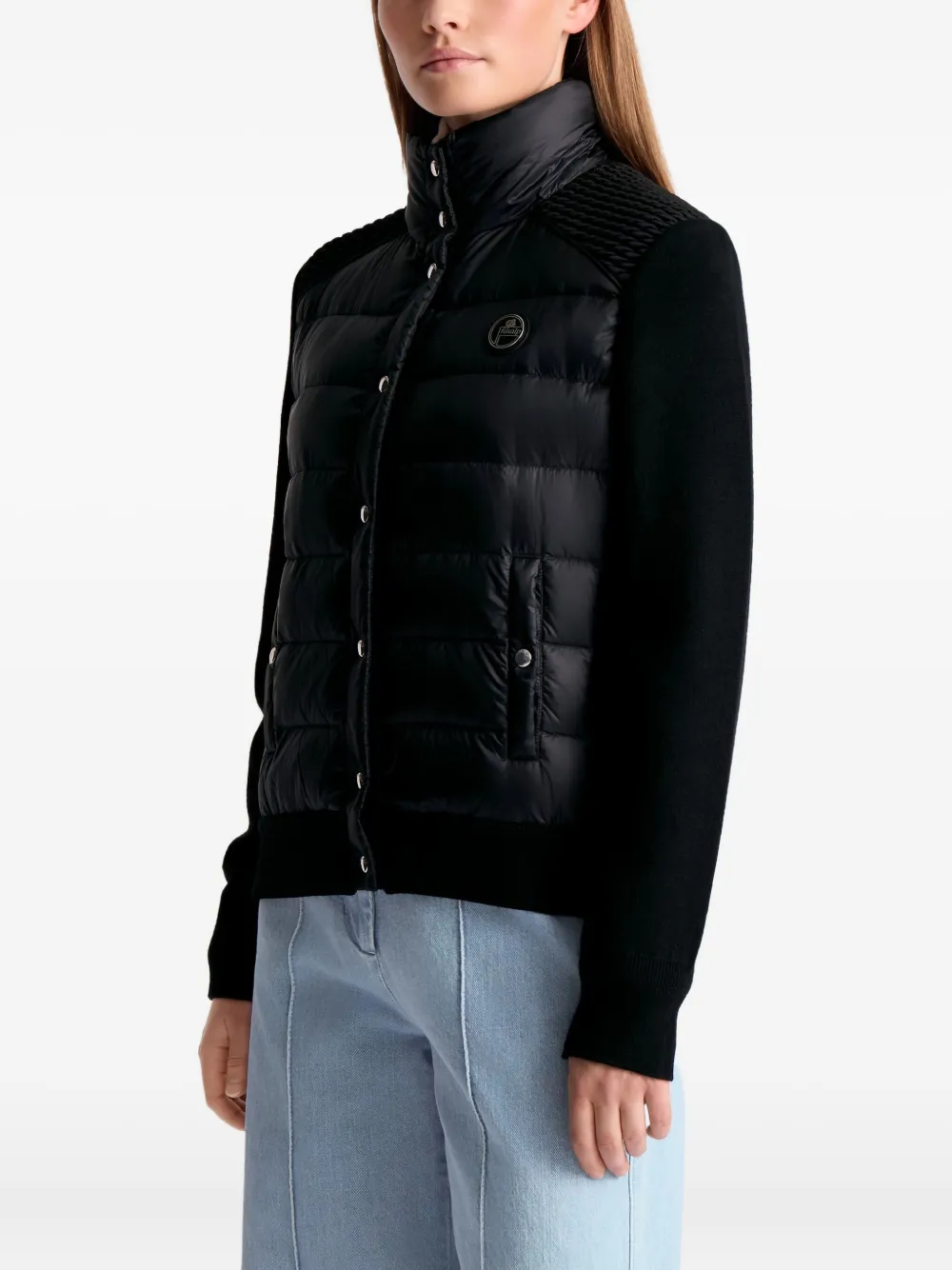 Fusalp Acarim donsjack met vlakken Zwart