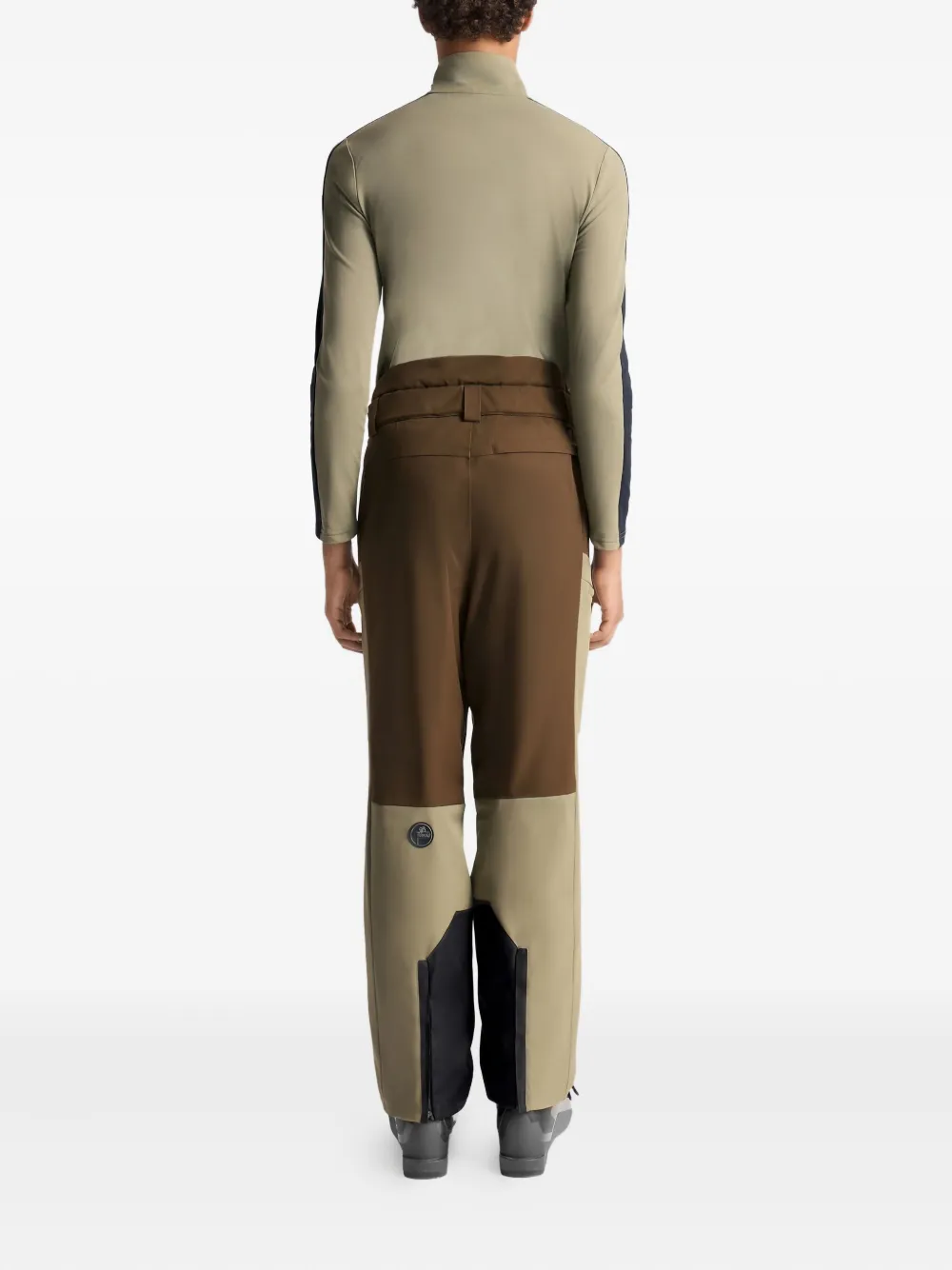 Fusalp Panelled Zip-detail Ski Bottoms In Green