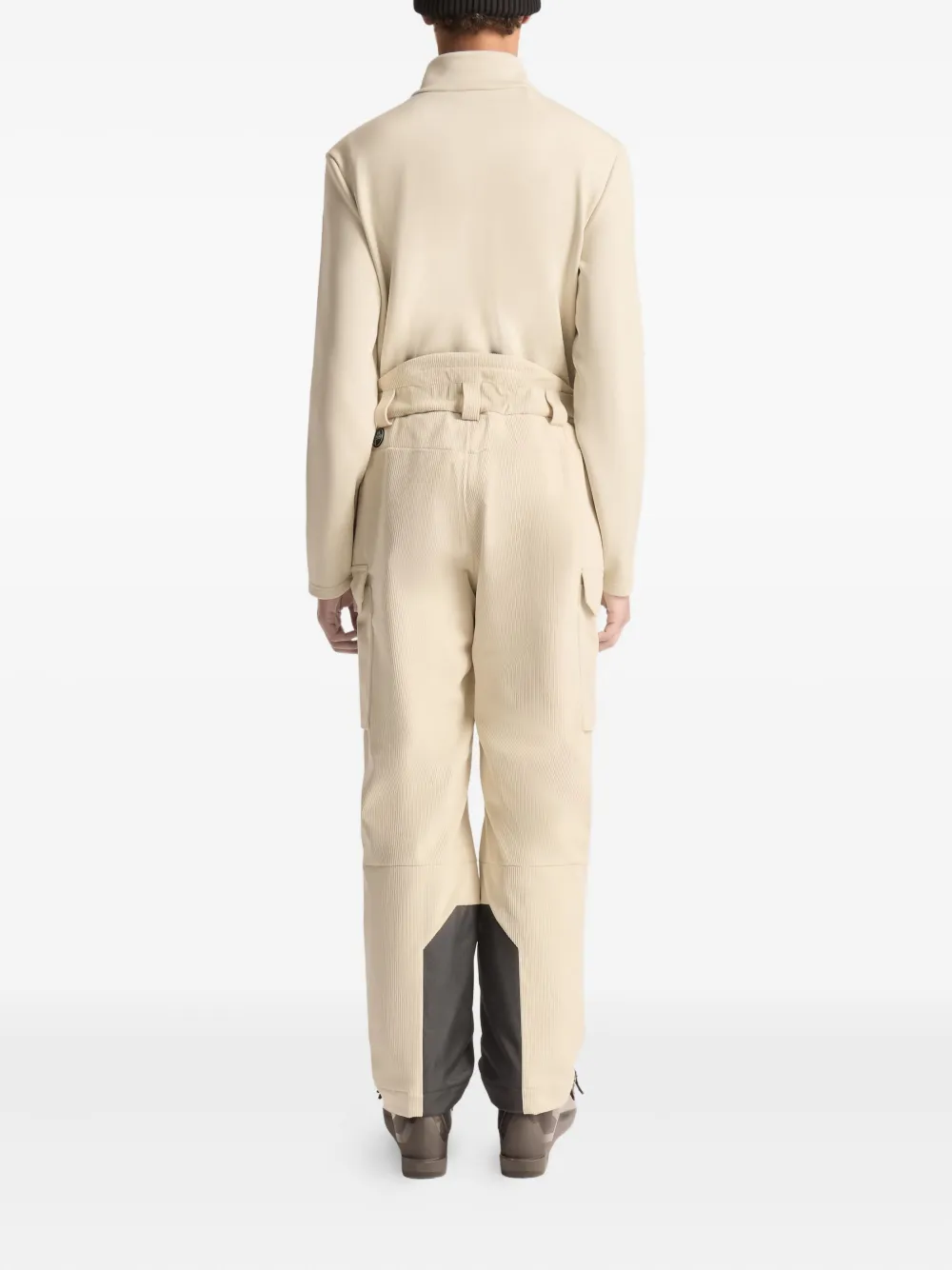 Fusalp Ribfluwelen cargo skibroek Beige