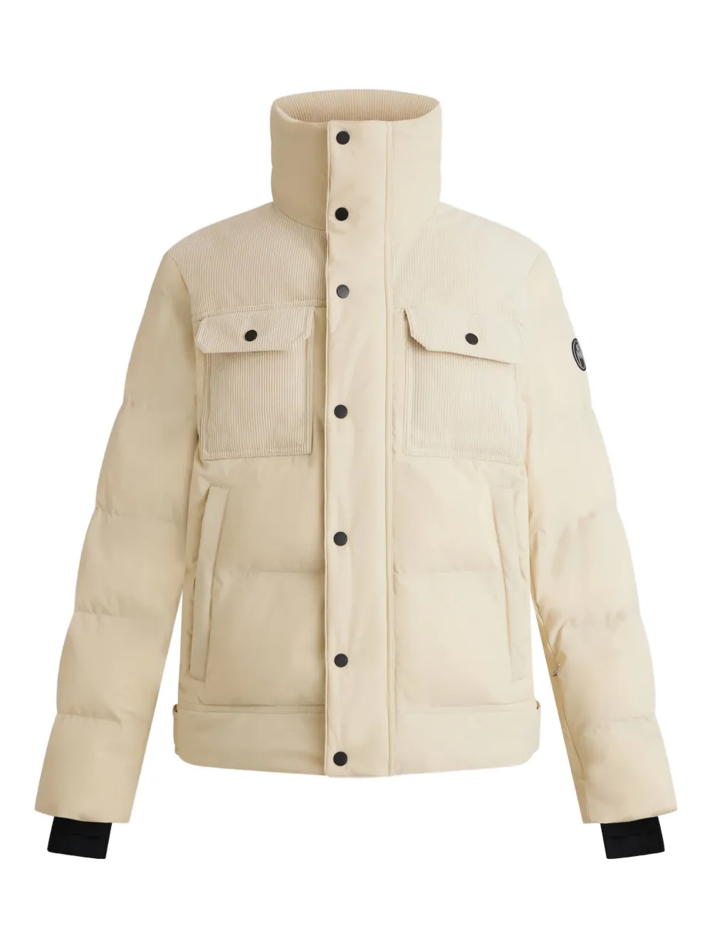 Fusalp Carlo Corduroy-panel Quilted Ski Jacket In Multi