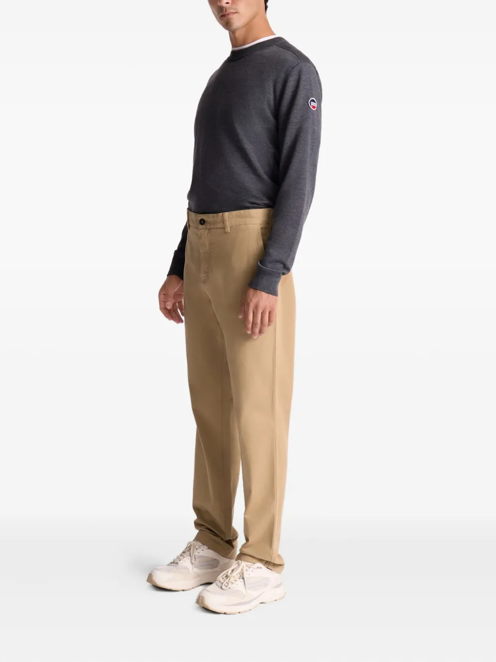 Fusalp twill straight-leg trousers - Beige