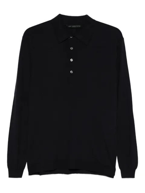 Low Brand long-sleeved buttoned polo shirt
