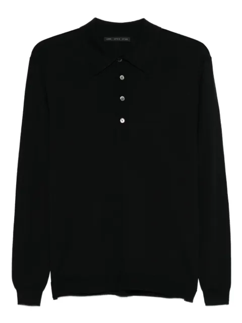 Low Brand long-sleeve button polo shirt