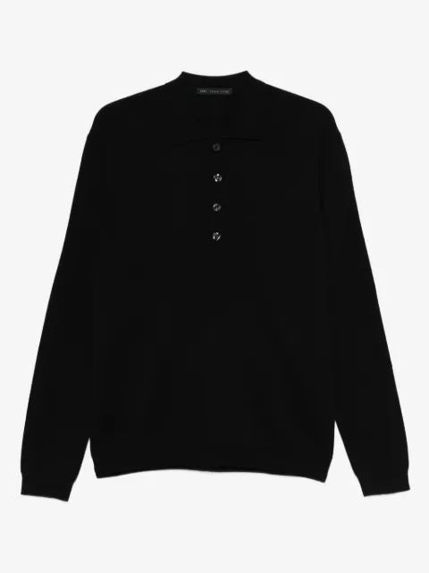 Low Brand playera tipo polo con botones