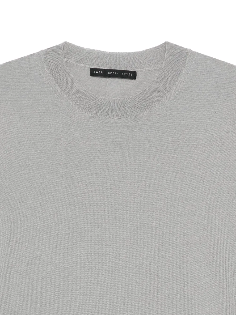 Low Brand T-shirt met ronde hals Grijs