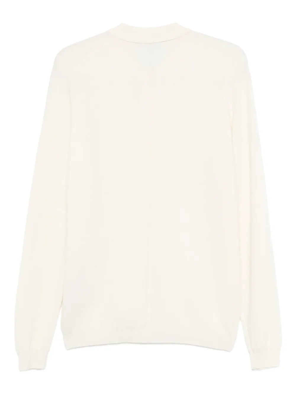 Low Brand Poloshirt met knopenbies - Beige