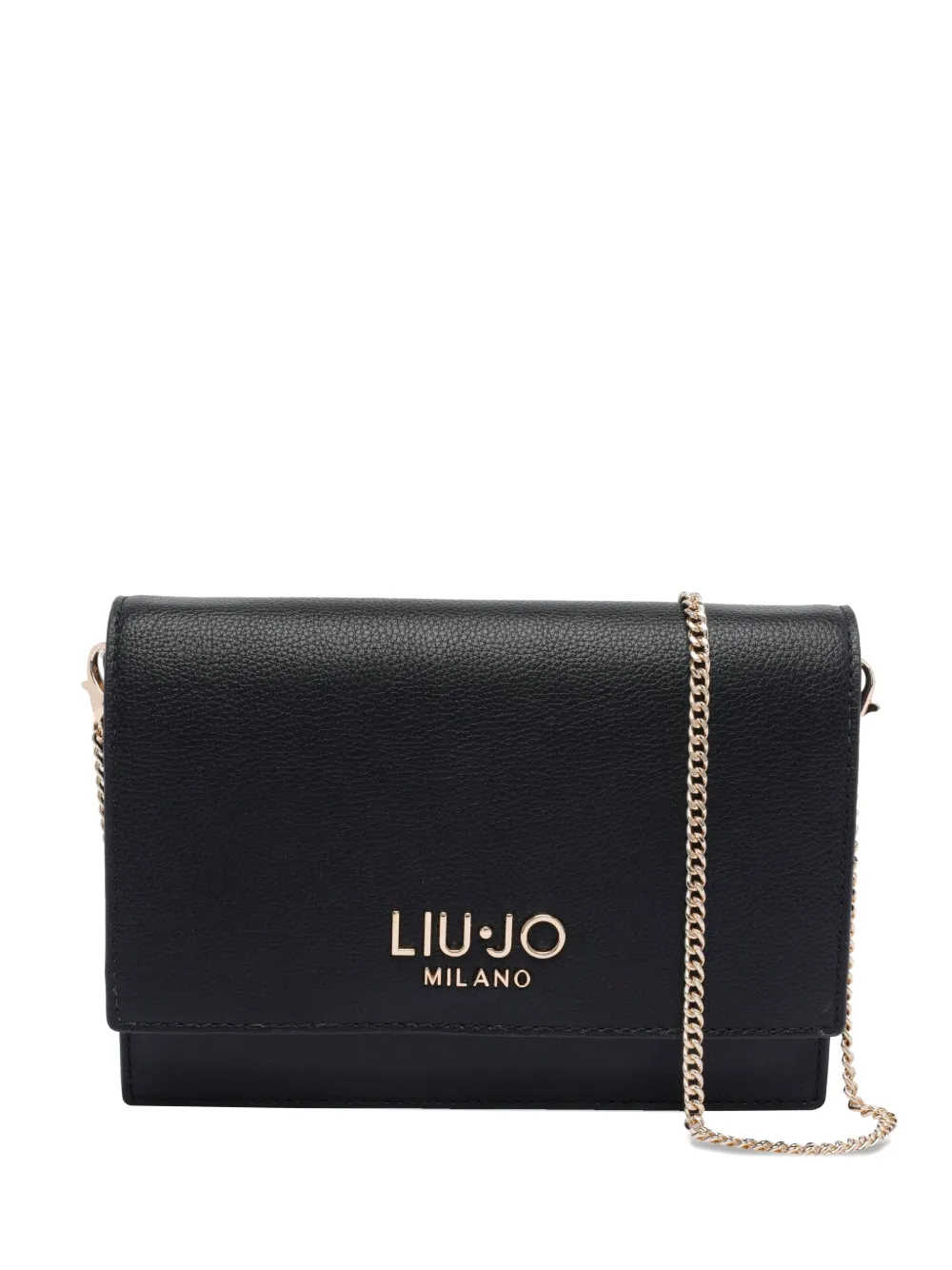 Liu •jo Xs Logo Cross Body Bag In Black