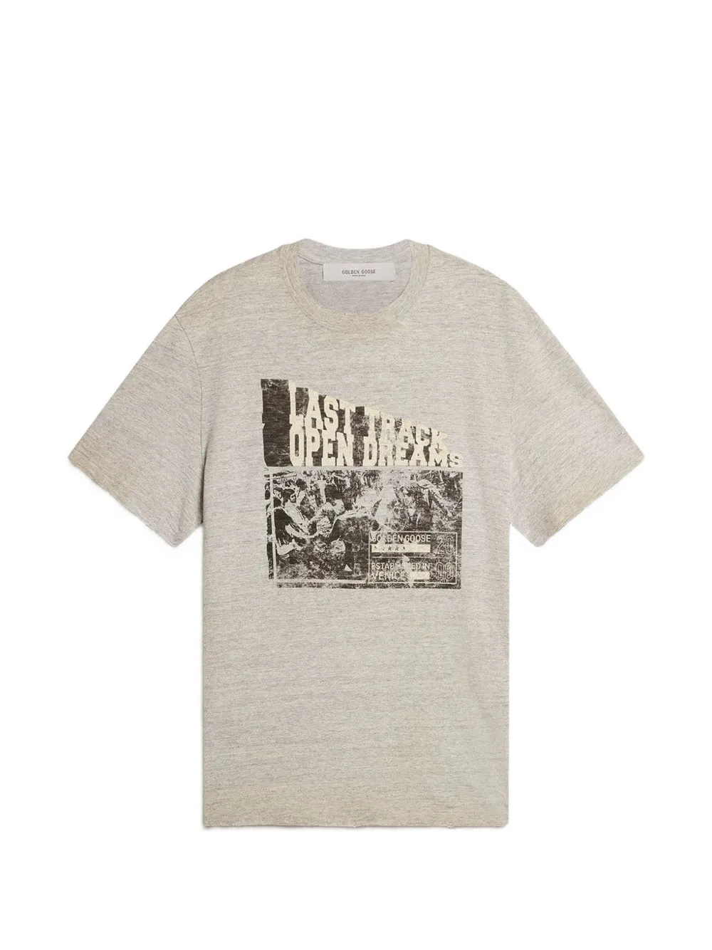 Golden Goose T-shirt met print Grijs