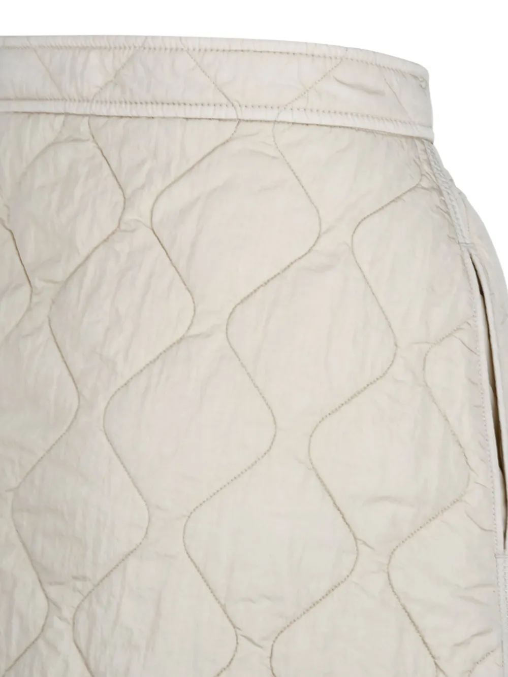 Burberry Padded Mini Skirt In White