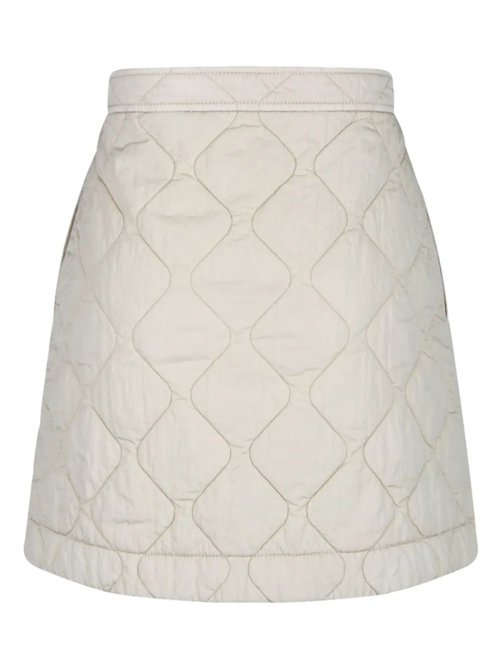 Burberry padded mini skirt - Beige