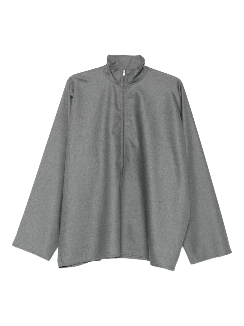 Sofie D'hoore half-zip blouse | Grey | Image 1