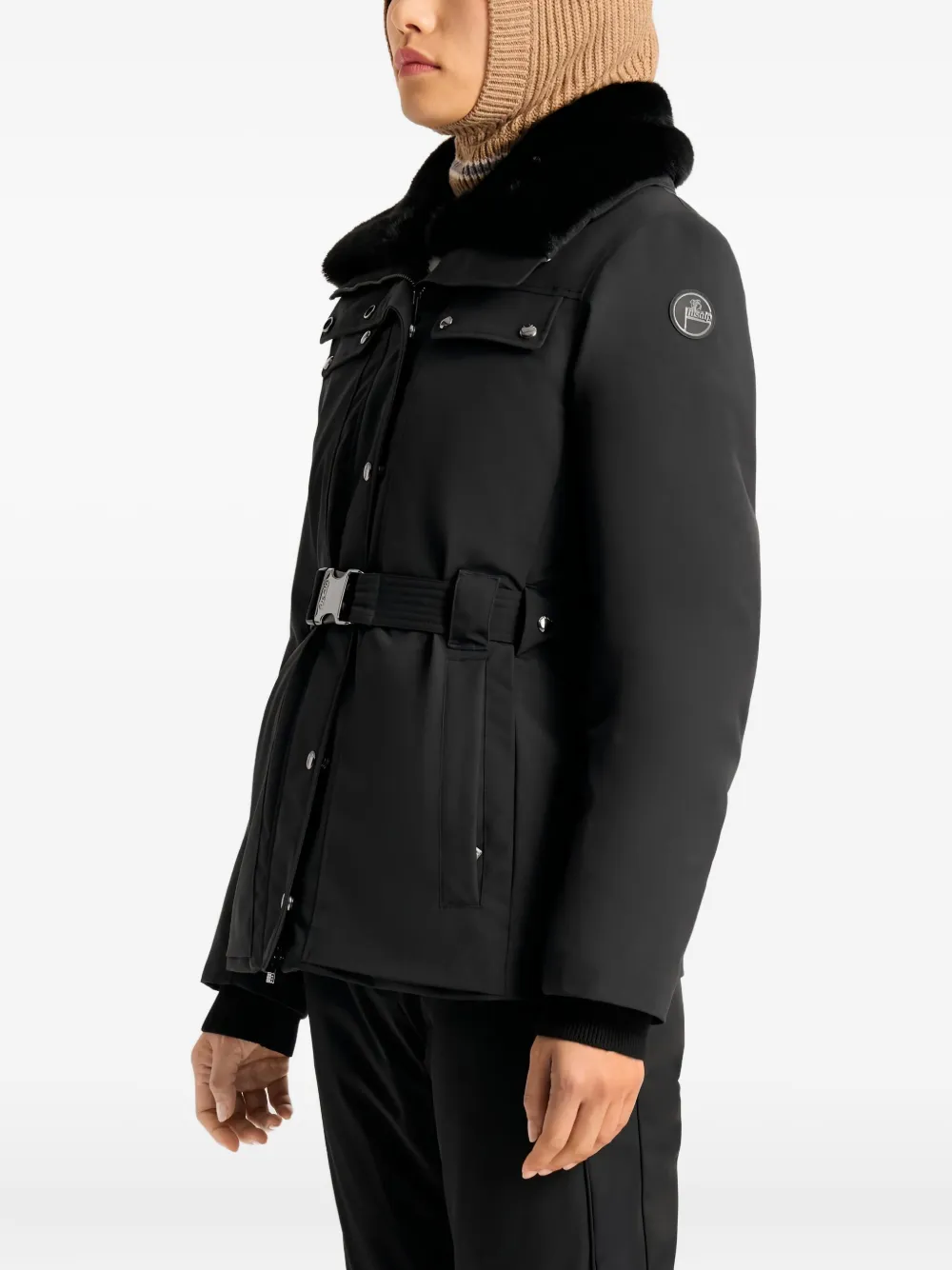 Fusalp Belted Ski Jacket In Black