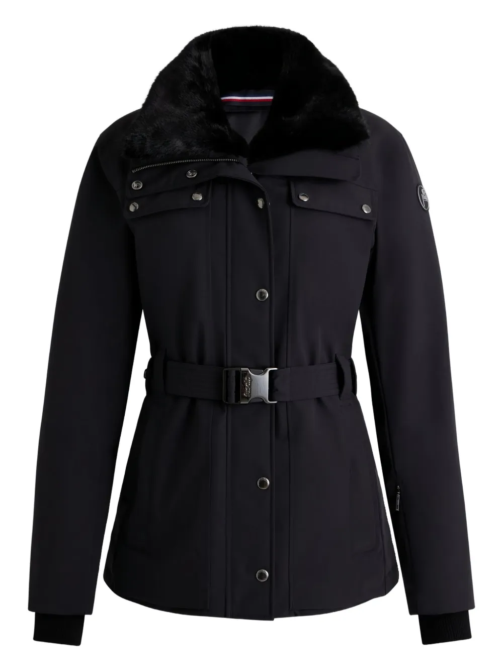 Fusalp Belted Ski Jacket In Black