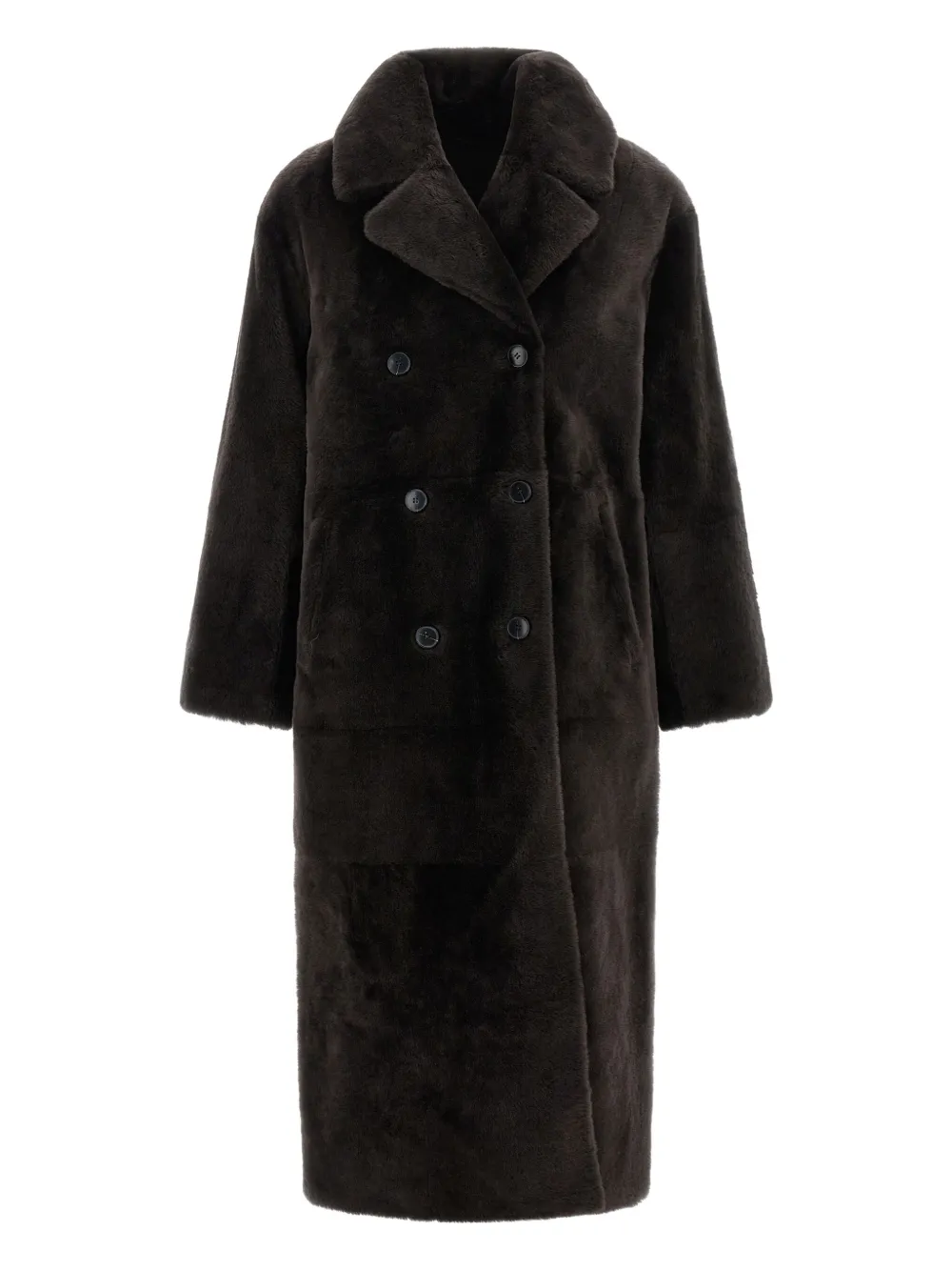 Yves Salomon shearling coat | Brown | Image 1