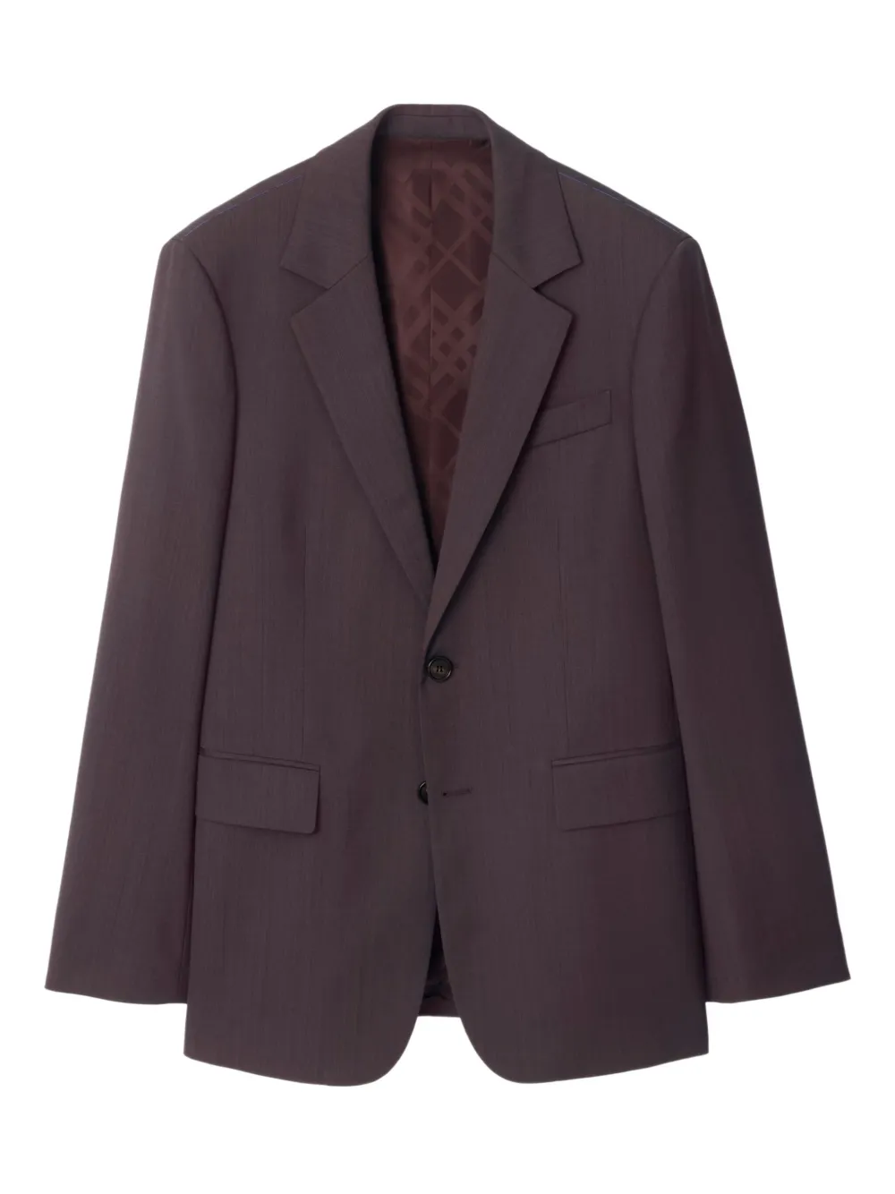 Burberry notch-lapel single-breasted blazer | Purple | Image 1