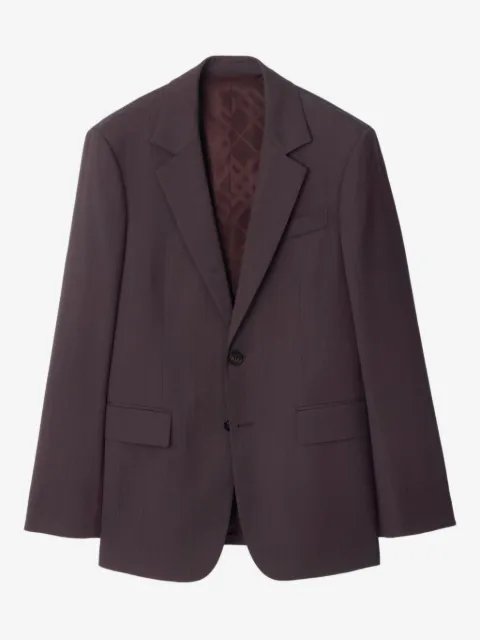 Burberry blazer con botones y solapa de muesca