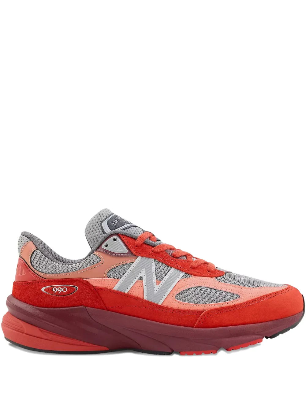 New Balance zapatillas 990v6 con paneles | rojo | Image 1