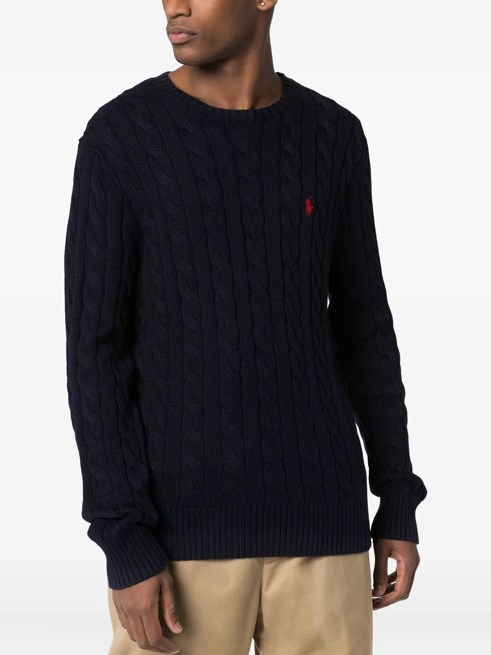 Polo Ralph Lauren Sweater With Embroidery In Blue