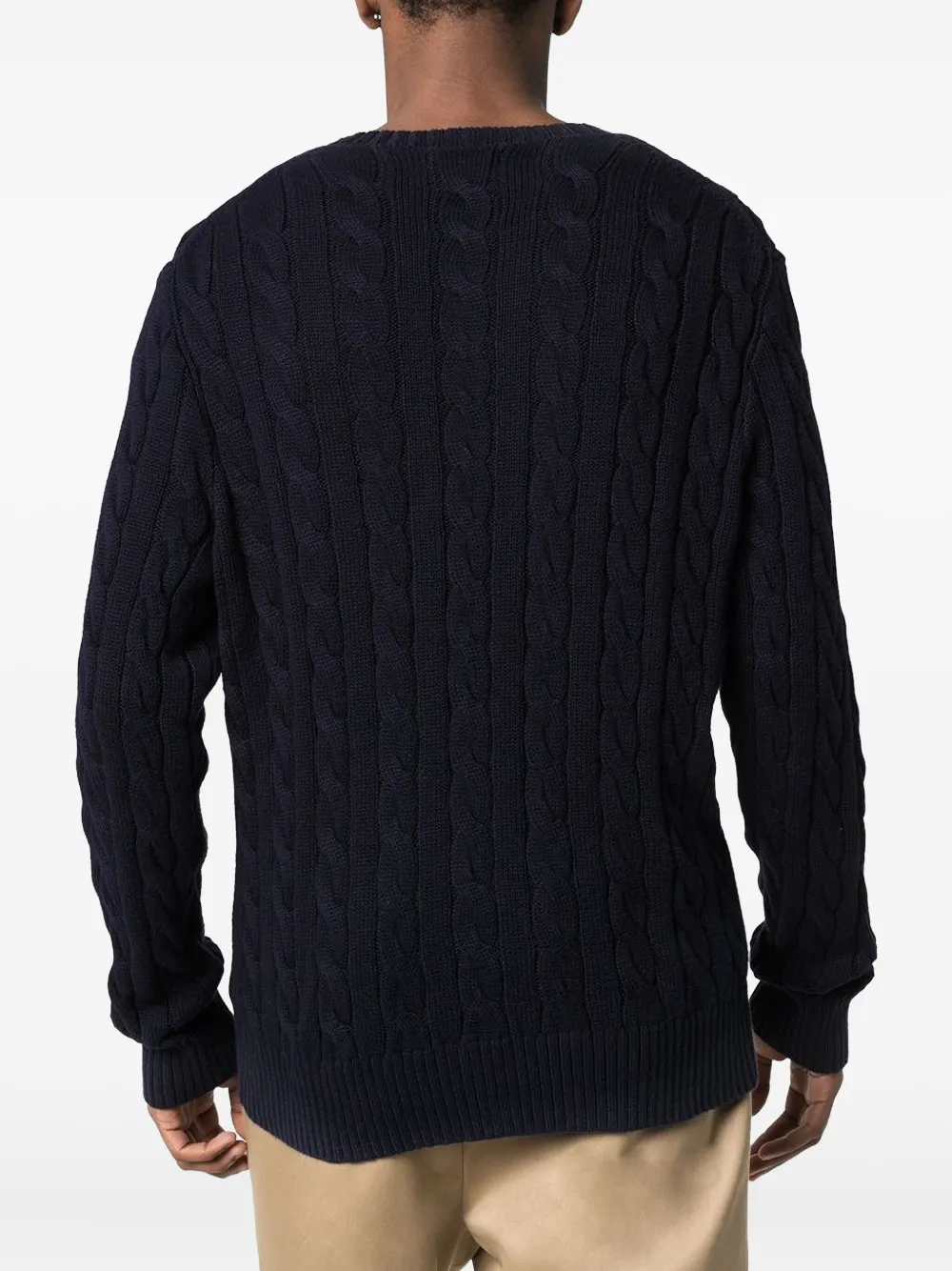 Polo Ralph Lauren Sweater With Embroidery In Blue