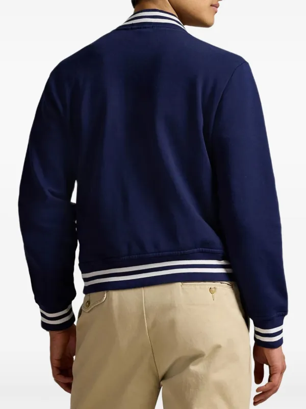 Polo Ralph Lauren Jaqueta Com Detalhe De Listras | Azul | FARFETCH BR
