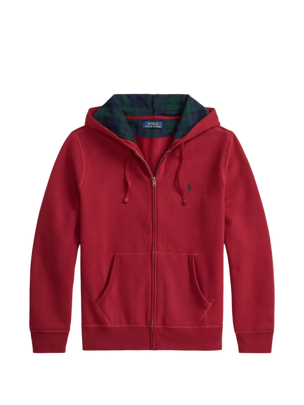 Polo Ralph Lauren zip-up fleece hoodie - Rosso