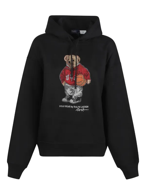 Polo Ralph Lauren ポロベア ラインストーン フリースパーカー