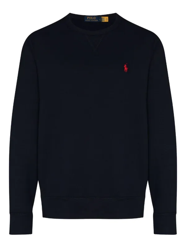 ラルフローレントレーナー Polo Ralph Lauren ロゴ セーター | ブルー | FARFETCH JP