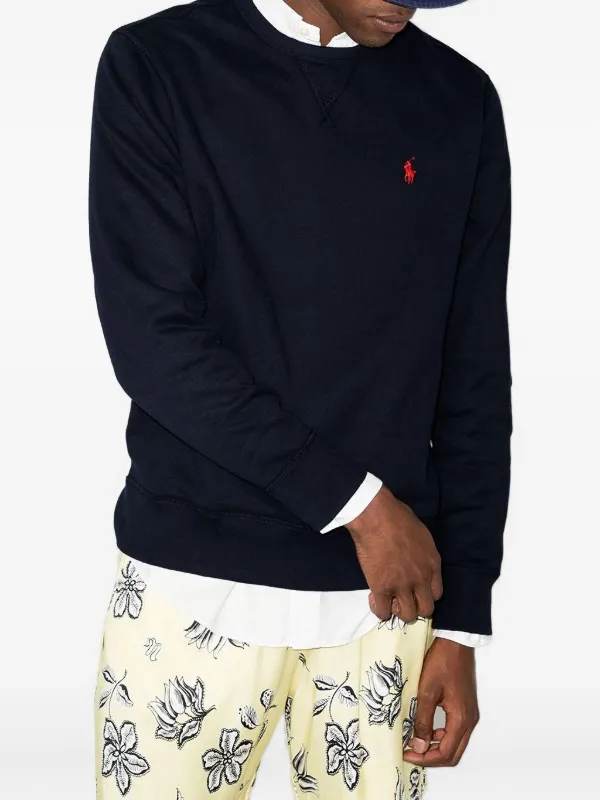 Polo Ralph Lauren logo-embroidered Sweater | Blue | FARFETCH