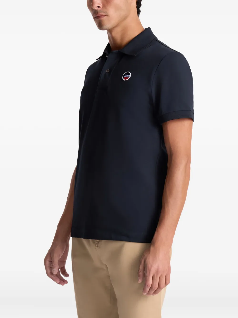 Fusalp Piqué katoenen poloshirt Blauw