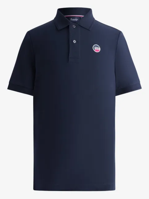 Fusalp pique-cotton logo polo shirt