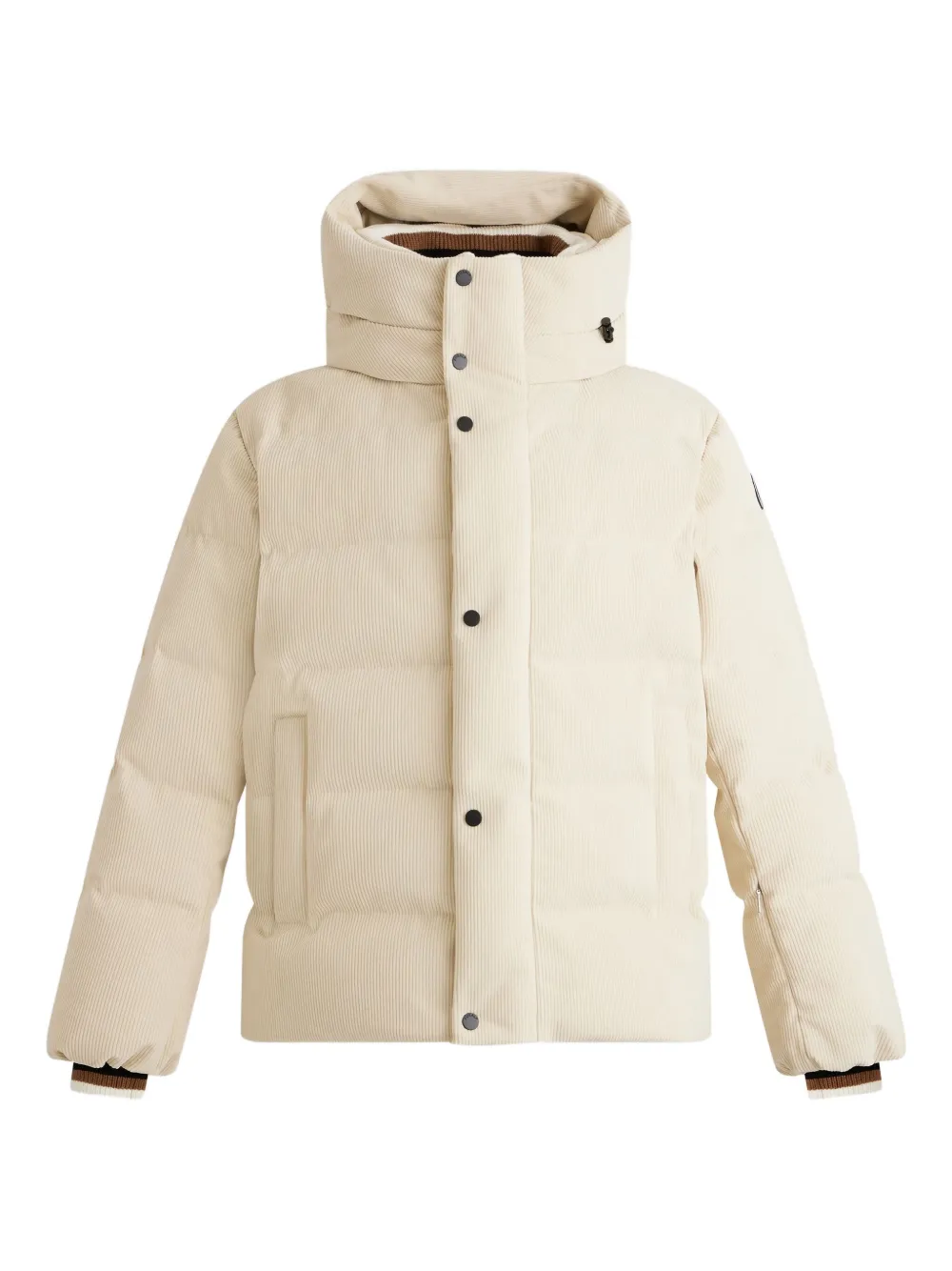 Fusalp Corduroy Padded Jacket In Neutral