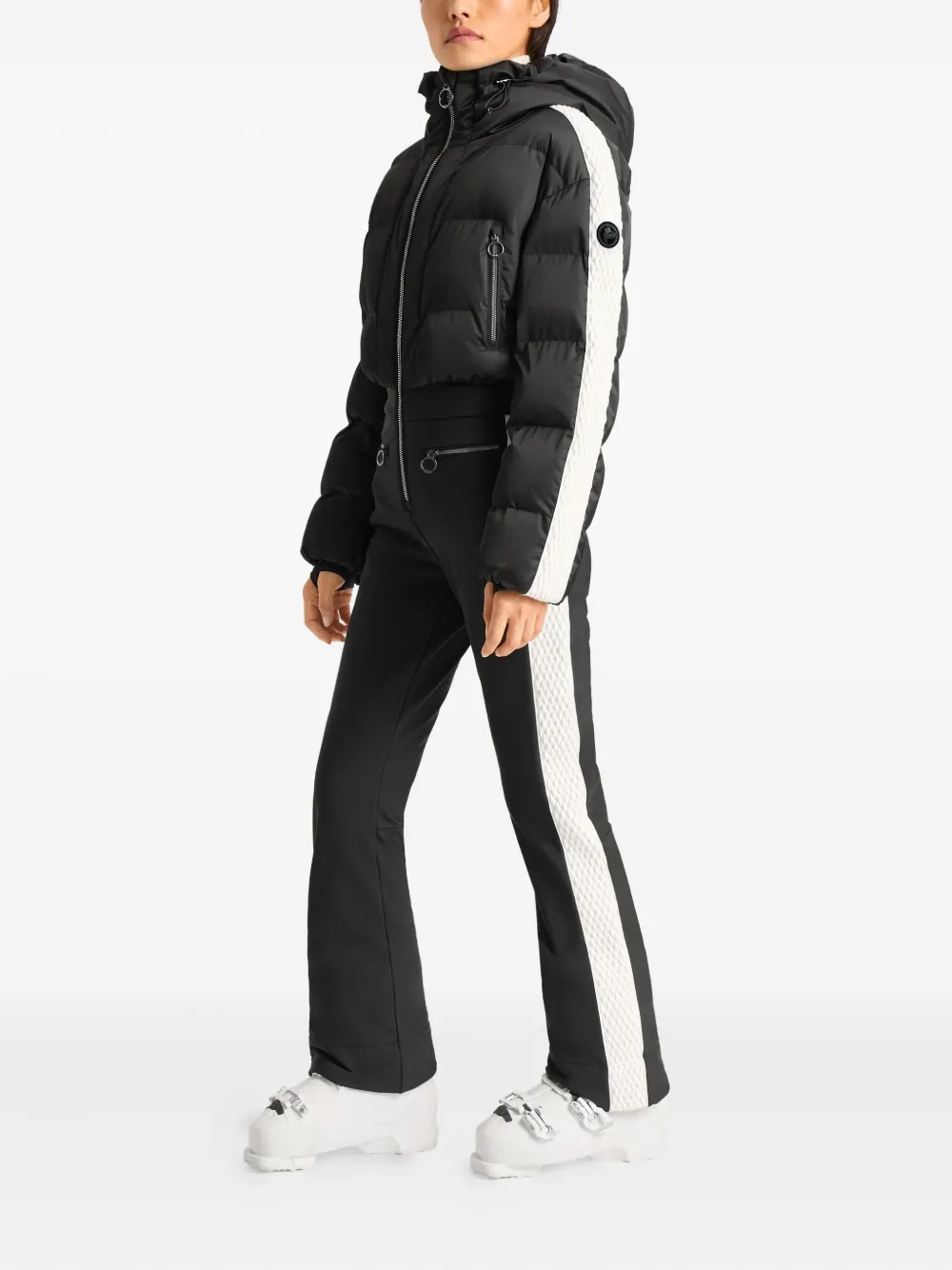 Fusalp Gewatteerd skipak met vlakken Zwart