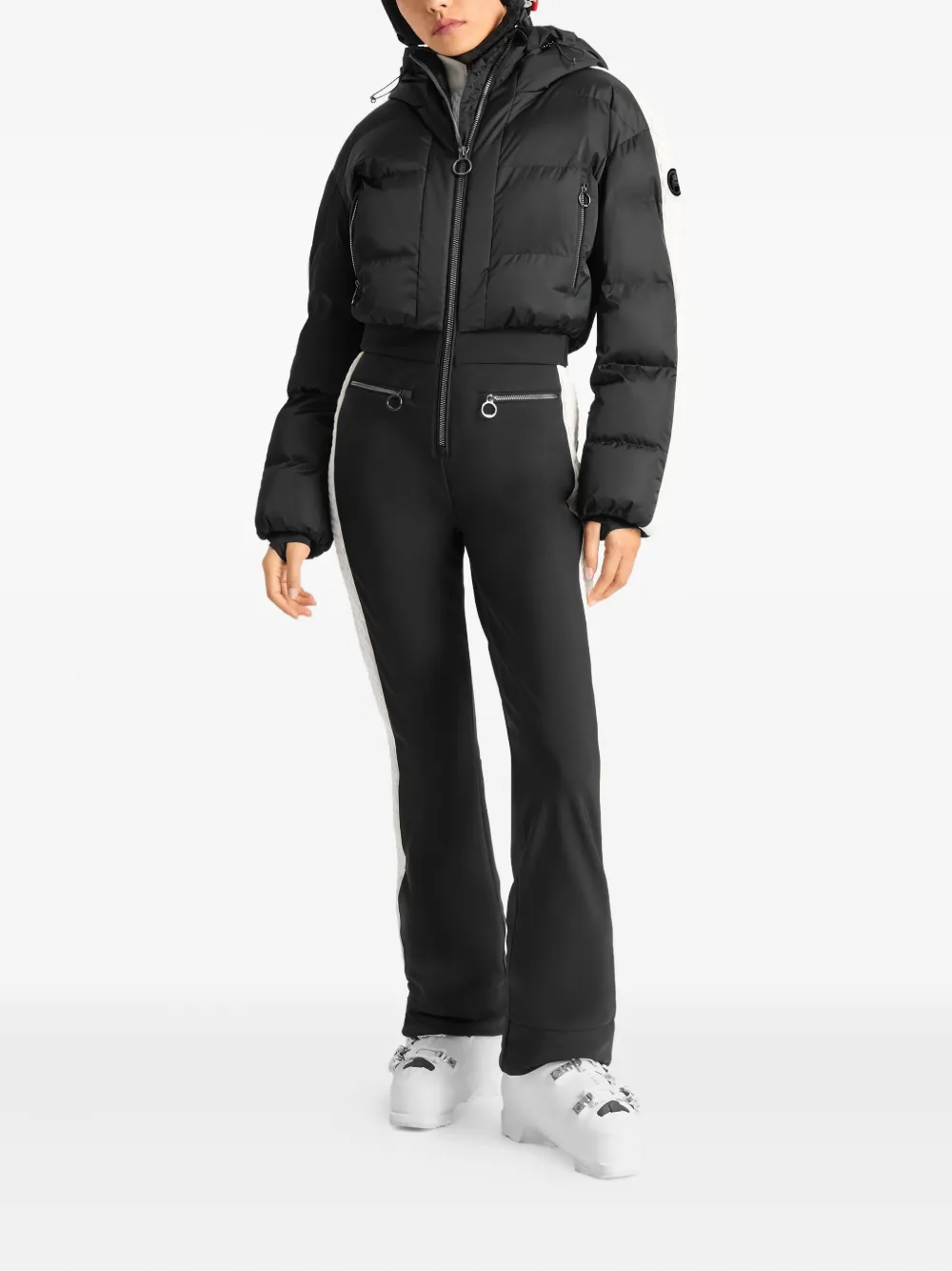 Fusalp quilted panelled ski suit - Zwart