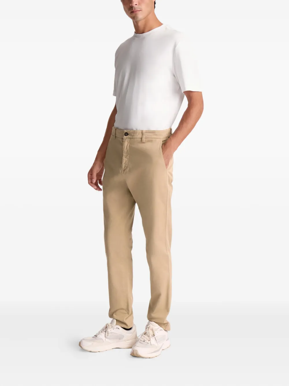Fusalp Twill-cotton Trousers In Brown
