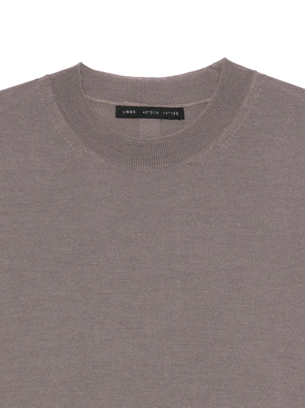 Low Brand T-shirt met ronde hals Grijs