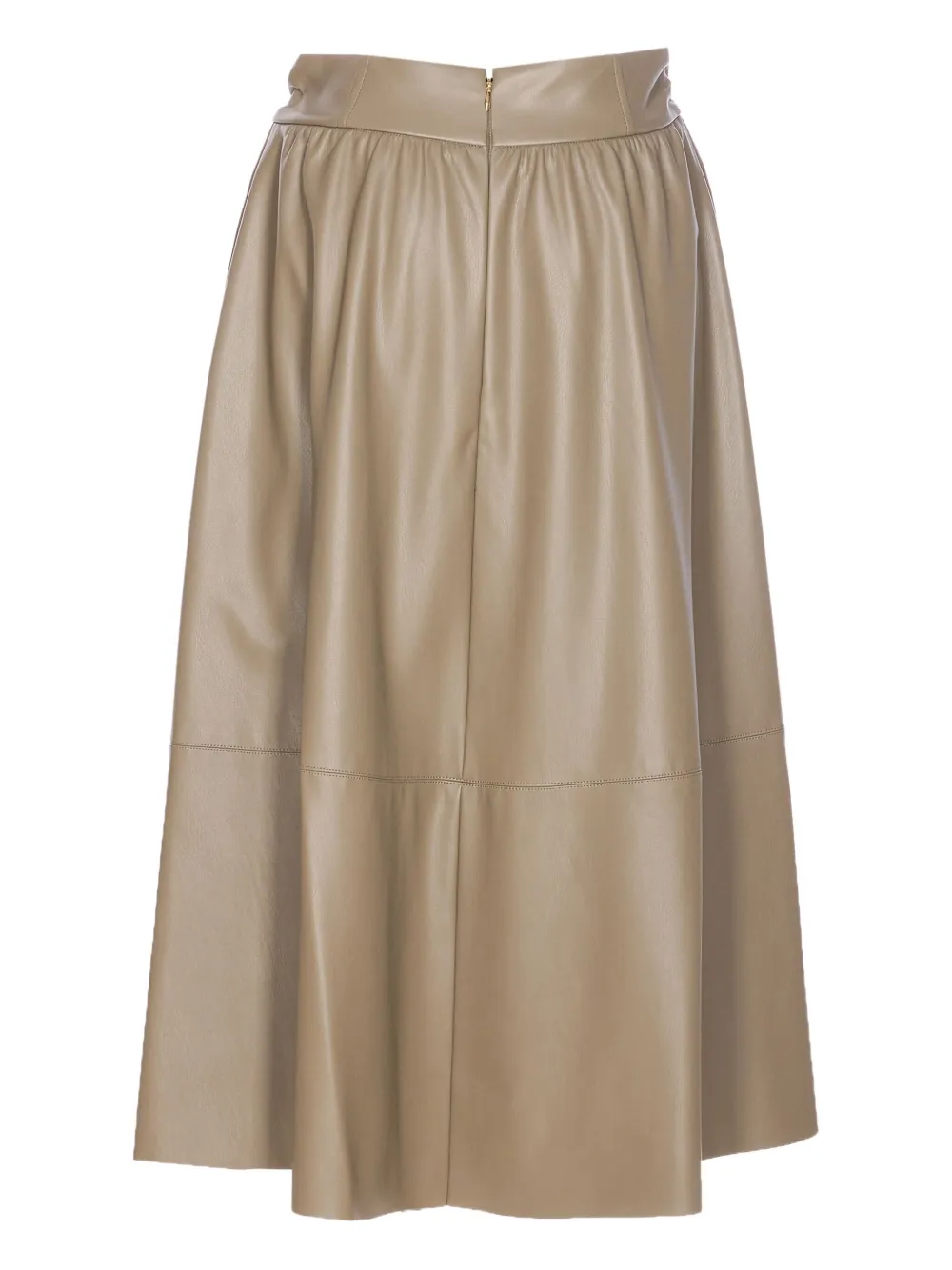 LIU JO leather midi skirt - Groen