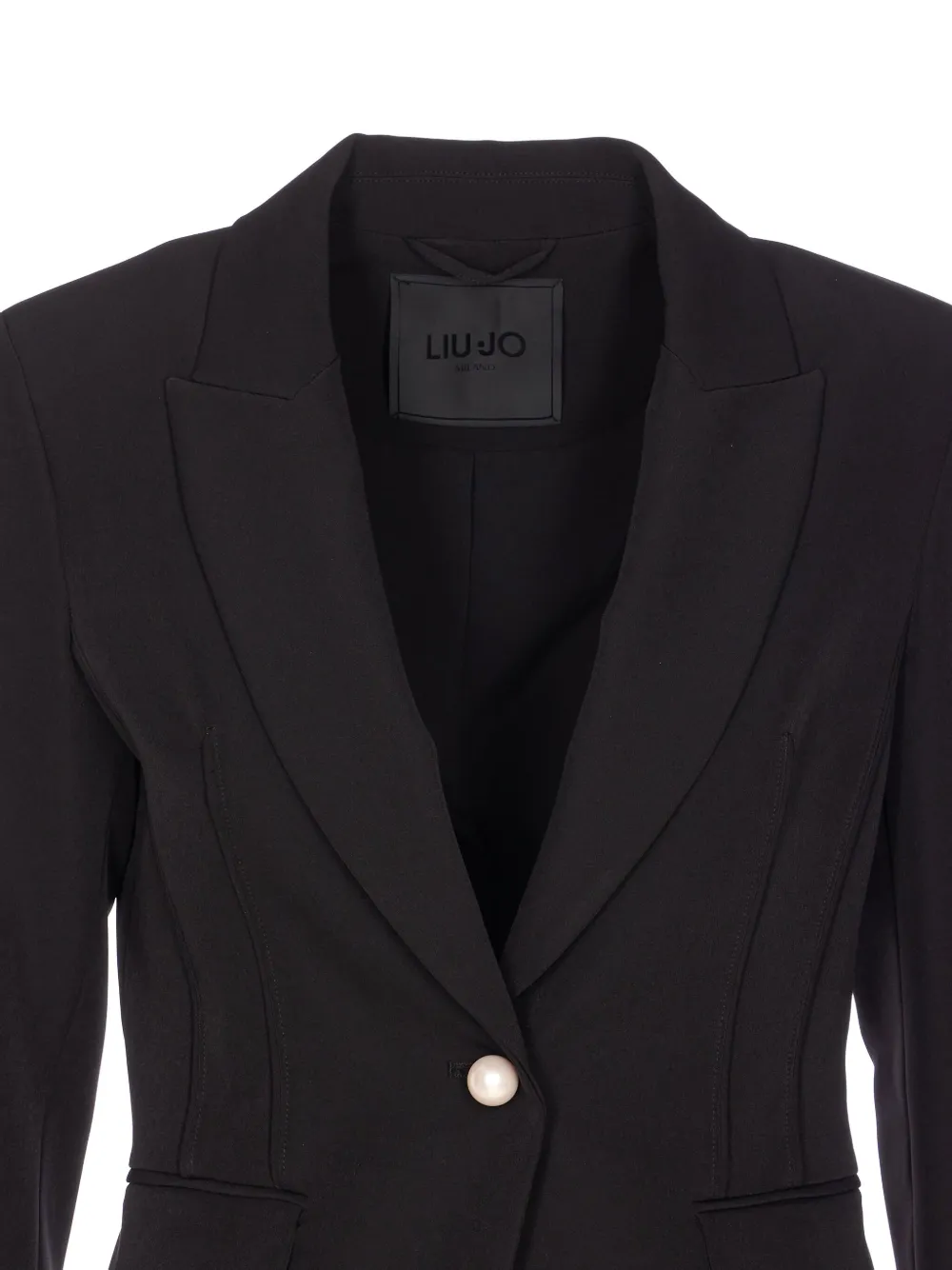 Liu •jo Single-breasted Blazer In Black