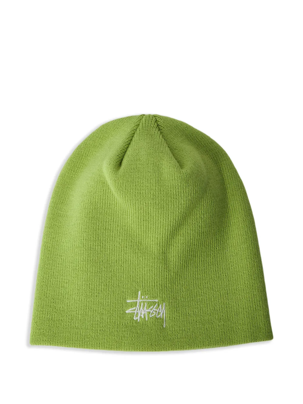Stüssy logo-embroidered beanie - Verde