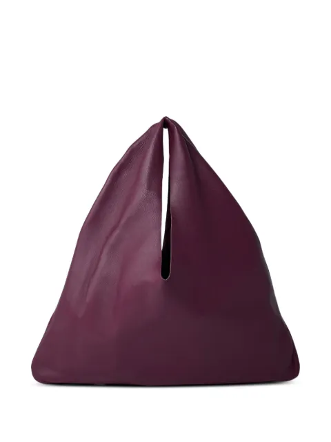 The Row small Bindle leather tote bag