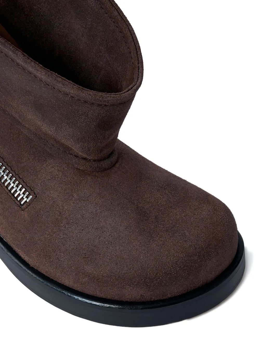 JW Anderson suede ankle boots Brown