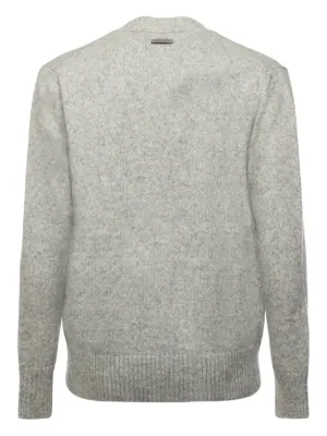 Cardigan Homme Dolce&Gabbana Alpaga, Gris Câble, Taille XL – Occasion Vintage