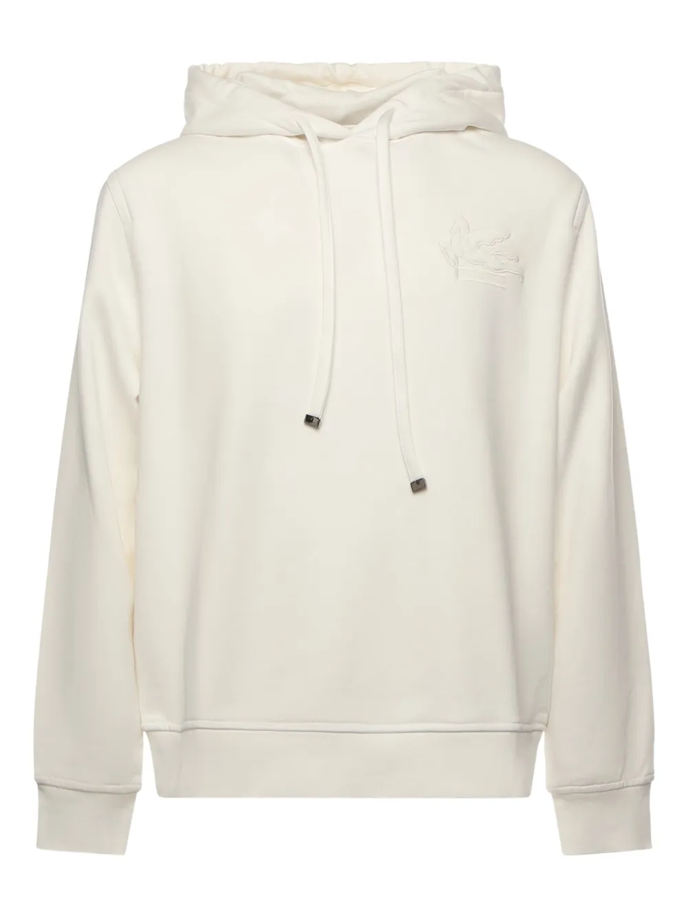 ETRO Pegaso-embroidered hoodie | White | Image 1