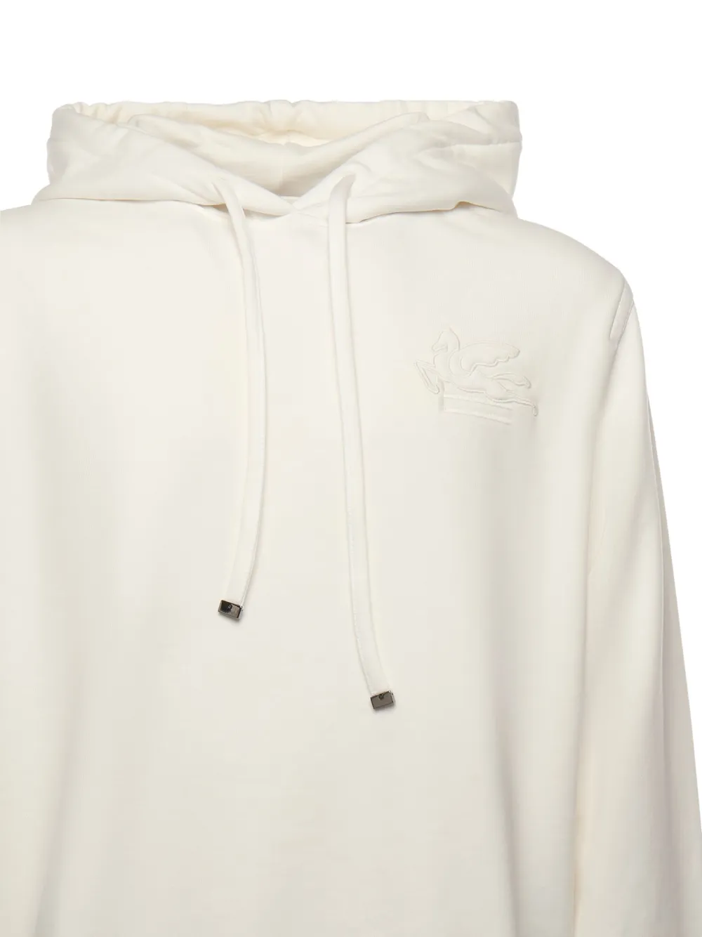 ETRO Hoodie met Pegaso-borduurwerk Wit